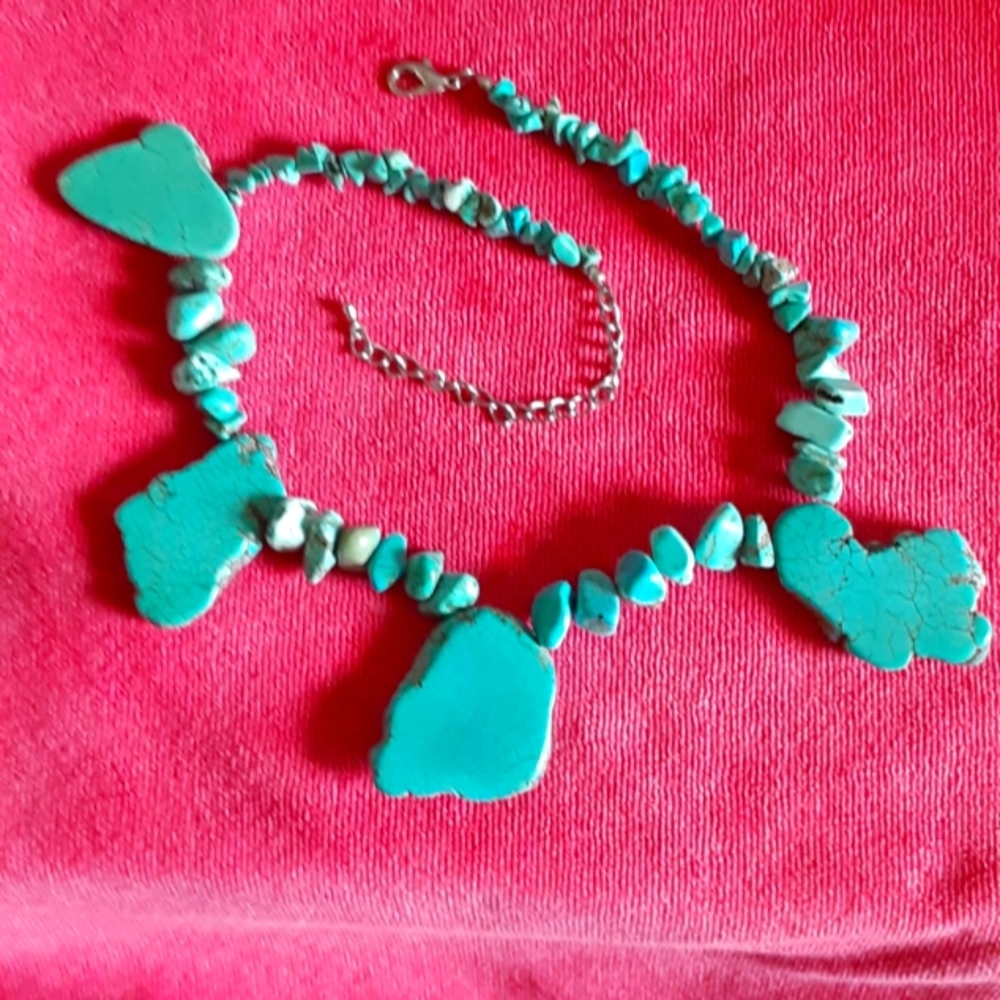 Turquoise Chunky Necklace